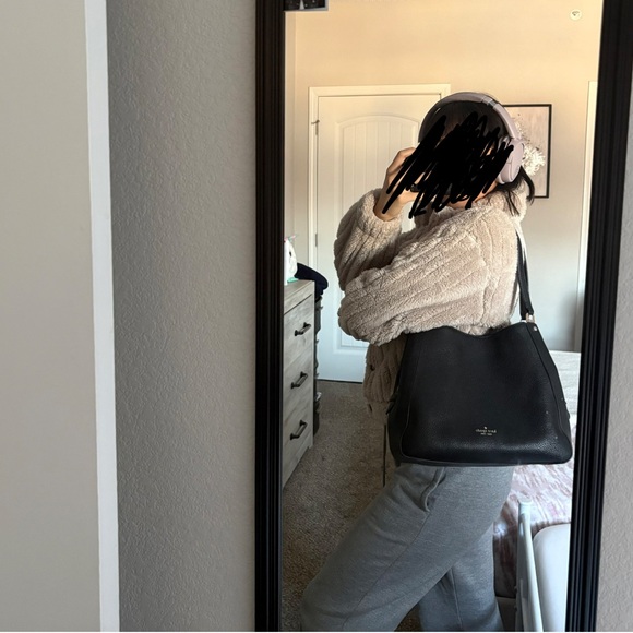 Kate Spade Black Leather Tote Bag - Picture 12 of 12